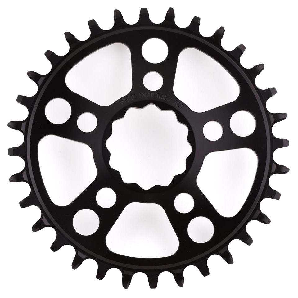 White Industries MR30 TSR 1x Chainring (3mm Offset) 32T Black