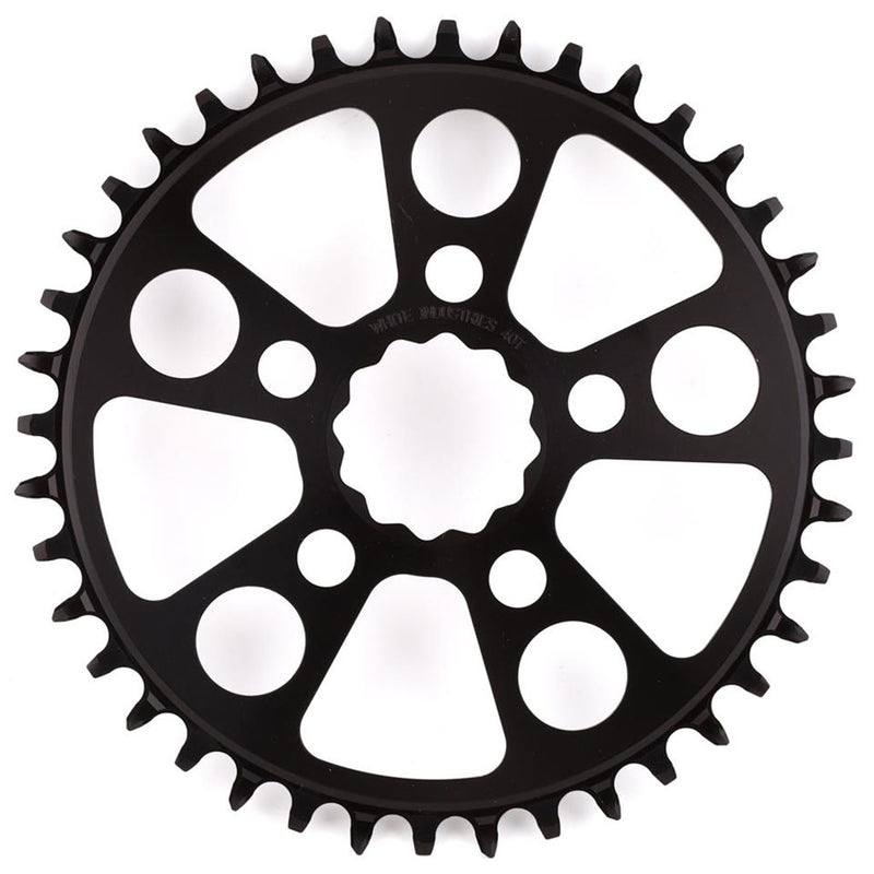 White Industries MR30 TSR 1x Chainring (3mm Offset) 40T Black