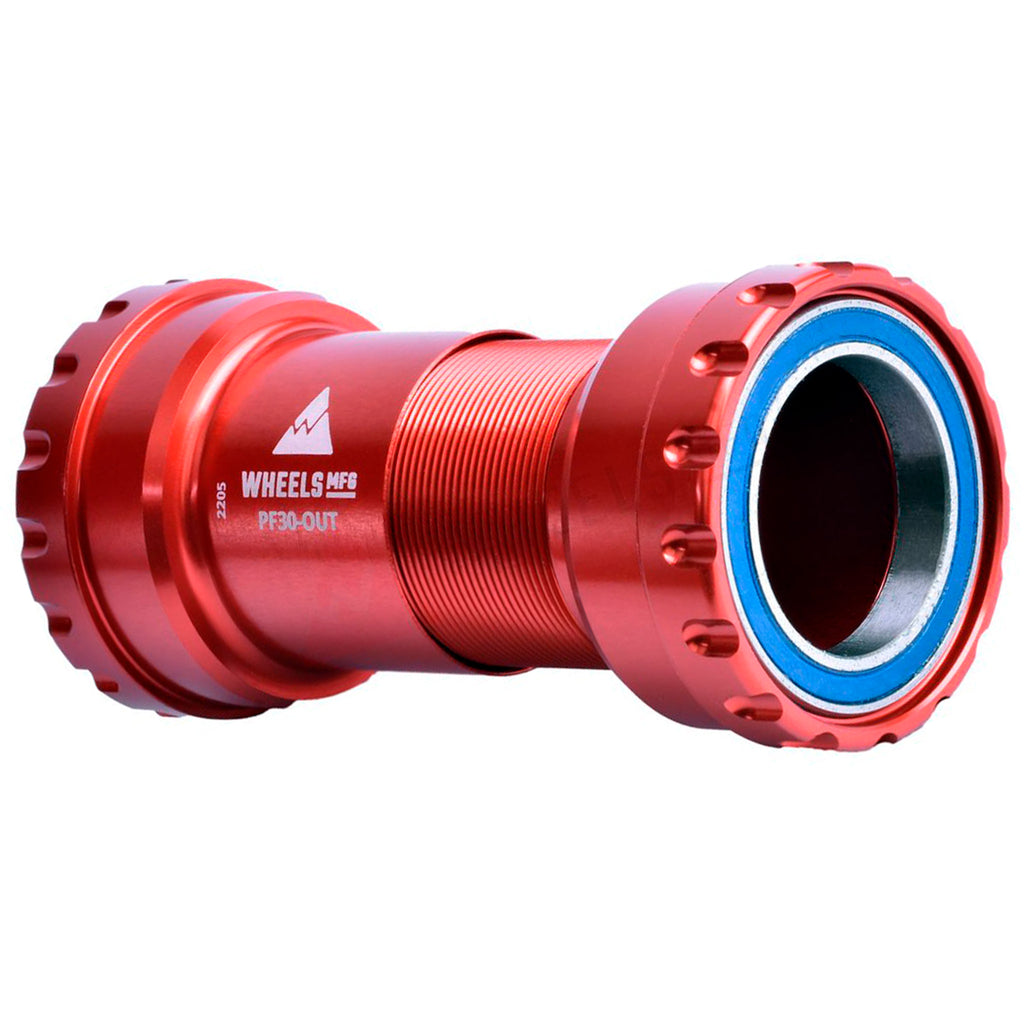 Wheels Mfg PF30 Threaded BB SRAM DUB Base - Red