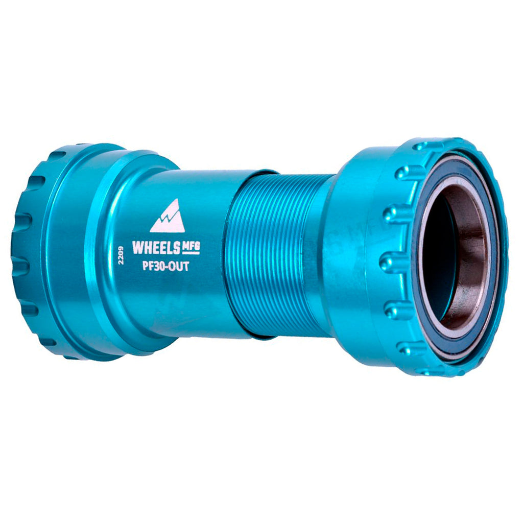 Wheels Mfg PF30 Threaded BB SRAM DUB Base Teal