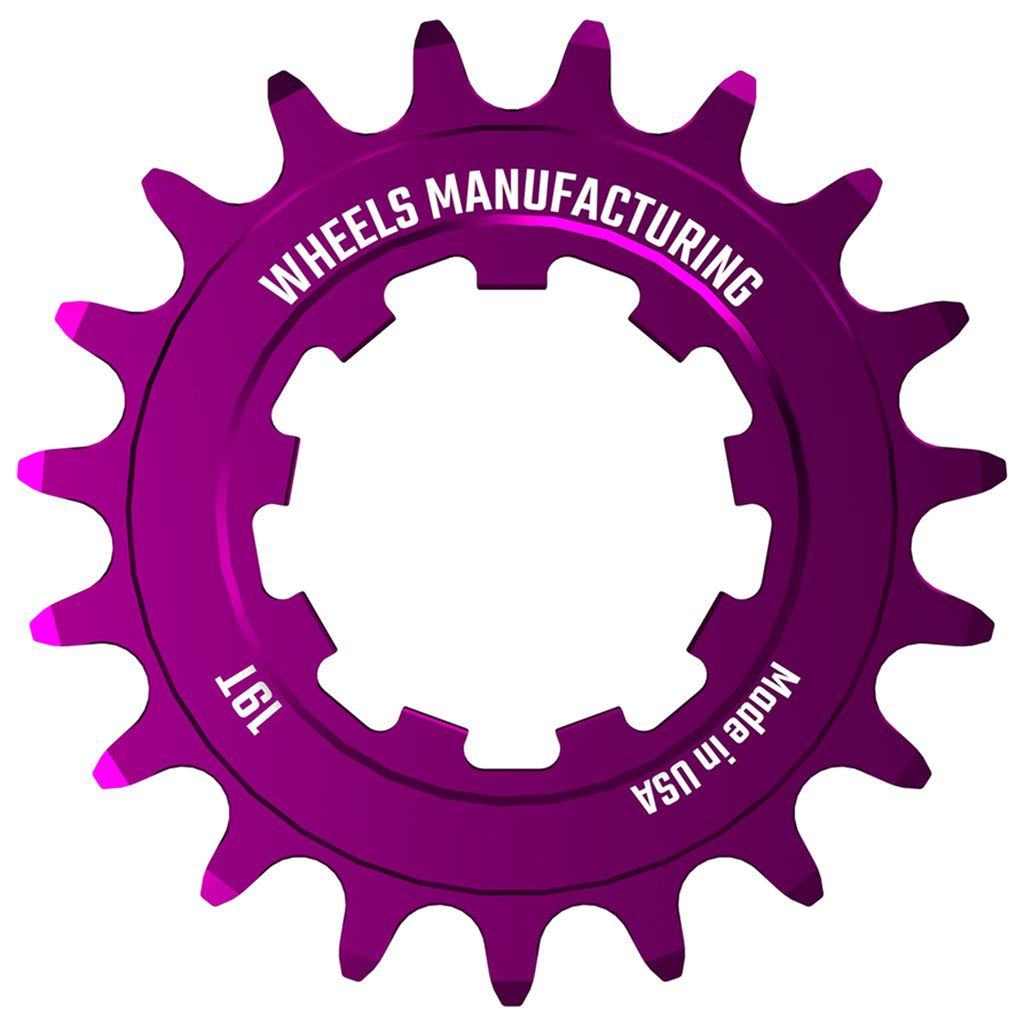 Wheels Mfg SOLO Singlespeed Cog 19t Purple