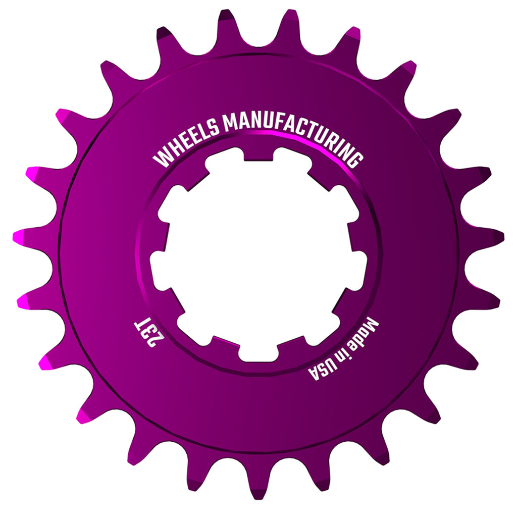 Wheels Mfg SOLO Singlespeed Cog 23t Purple