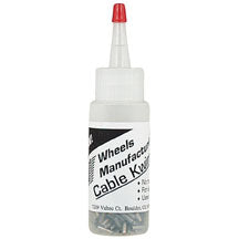 Wheels Mfg Cable Crimps 1.6mm Silver 250/Bottle