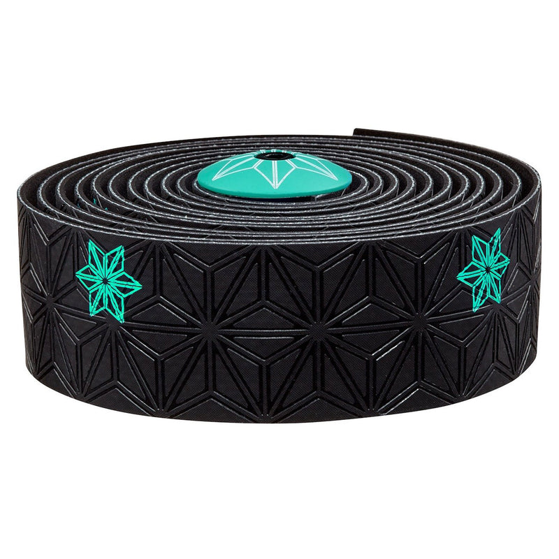 Supacaz Super Sticky Kush Bar Tape Galaxy Blk w/Celeste