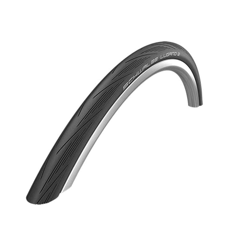 Schwalbe Lugano II Tire - 700 x 23, Clincher, Folding, Black, K-Guard