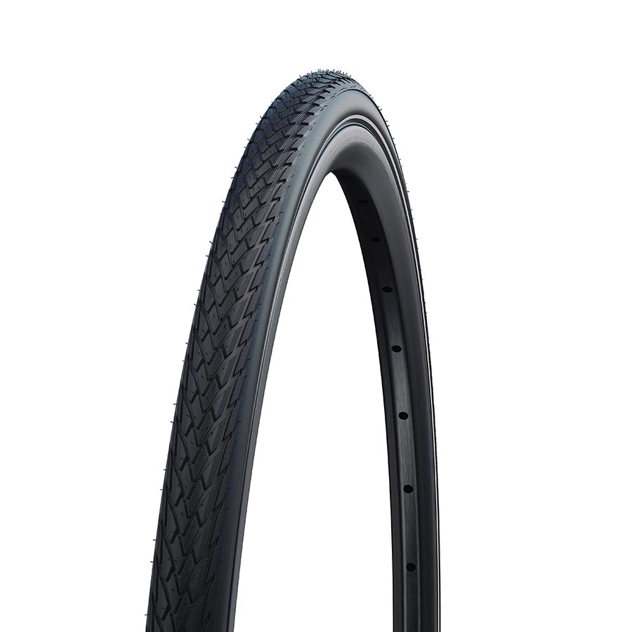 Schwalbe Green Marathon Tire - 700 x 28, Clincher, Wire, Black/Reflective, Performance Line, GreenGuard, TwinSkin, Addix