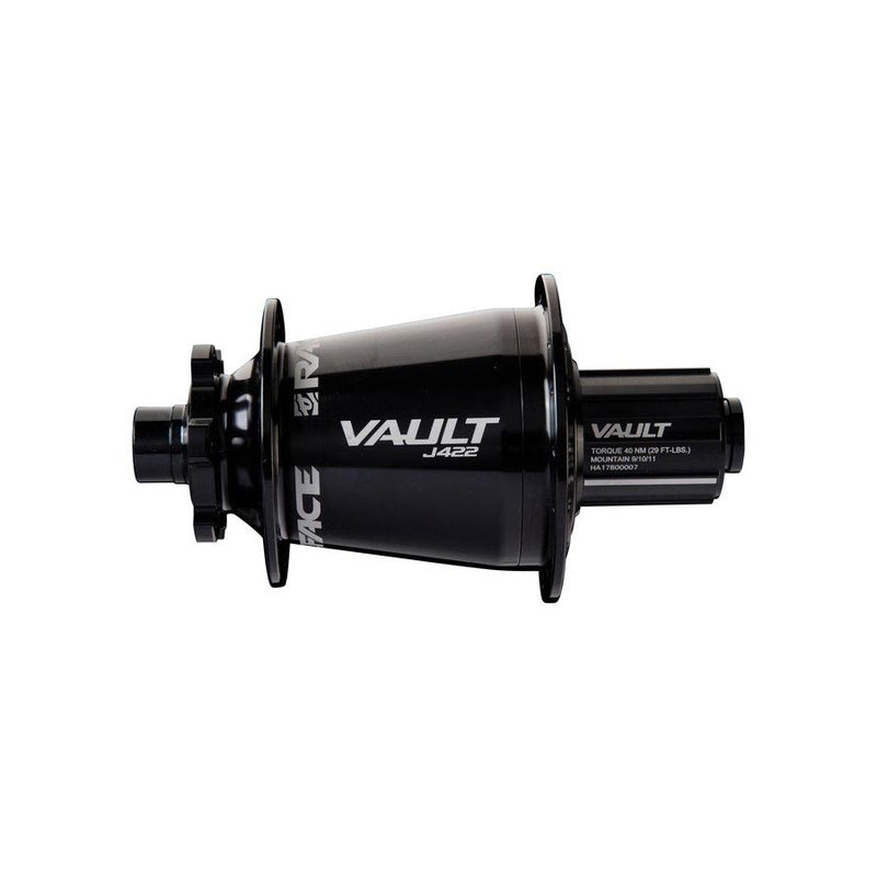 RaceFace Vault J-Bend 424 Rear Hub - 12 x 148mm, 6-Bolt, HG 11 MTN, Black, 32H