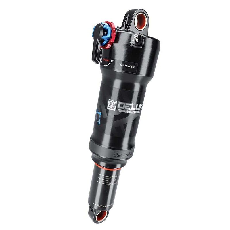 RockShox Deluxe Ultimate RCT Rear Shock - 205 x 57.5mm, DebonAir, 2 Tokens, Medium Reb/Comp, 380lb L/O Force, Trunnion / Std, B2