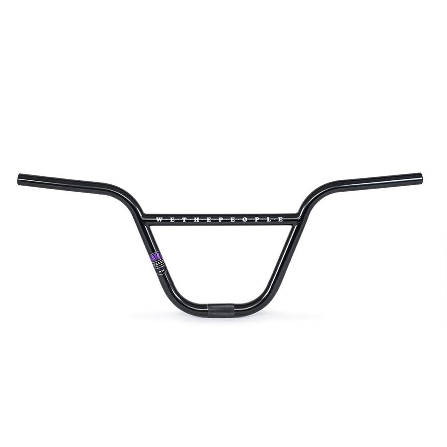 We The People Stallis Dan Kruk Signature BMX Handlebar - 9.25", 22.2mm Clamp, Glossy Black