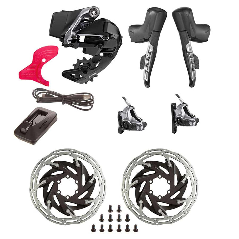 SRAM Red eTap AXS HRD Build Kit 1x Hydraulic Disc Flat Mount 2 piece Kit