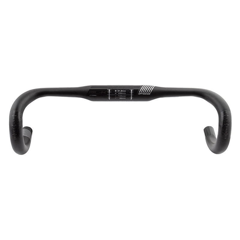 Full Speed Ahead SL-K Compact Drop Handlebar - Carbon, 31.8mm, 40cm, Black