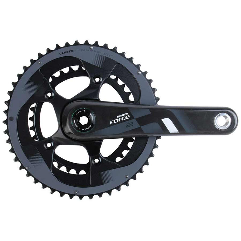 SRAM Force 22 Exogram BB30/PF30 165mm 50-34 Crankset, Bottom Bracket Not Included