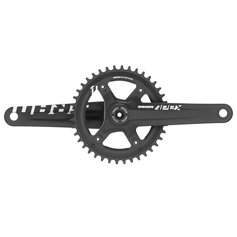 SRAM Apex 1 Crankset - 170mm, 10/11-Speed, 42t, 110 Asymmetric BCD, BB30/PF30 Spindle Interface, Black