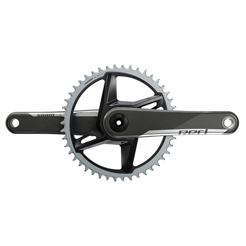 SRAM RED 1 AXS Crankset - 167.5mm, 12-Speed, 40t, 8-Bolt Direct Mount, DUB Spindle Interface, Natural Carbon, D1