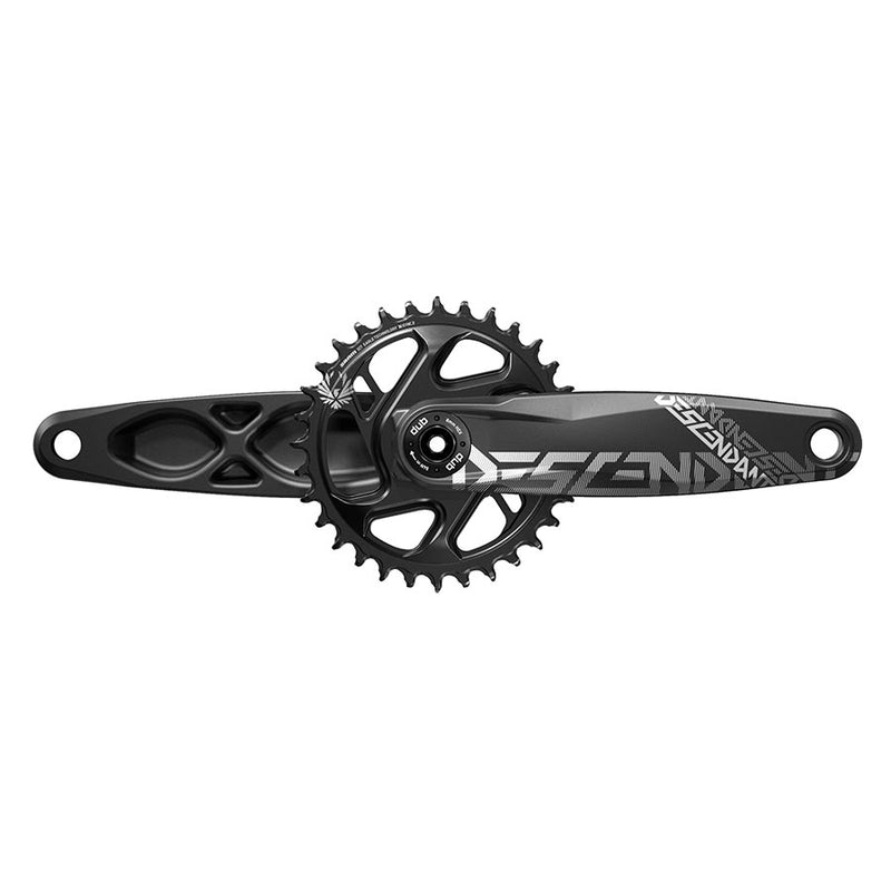 TruVativ Descendant 7K Eagle Aluminum SuperBoost + Crankset - 165mm, 12-Speed, 32t, Direct Mount, DUB Spindle Interface, Black