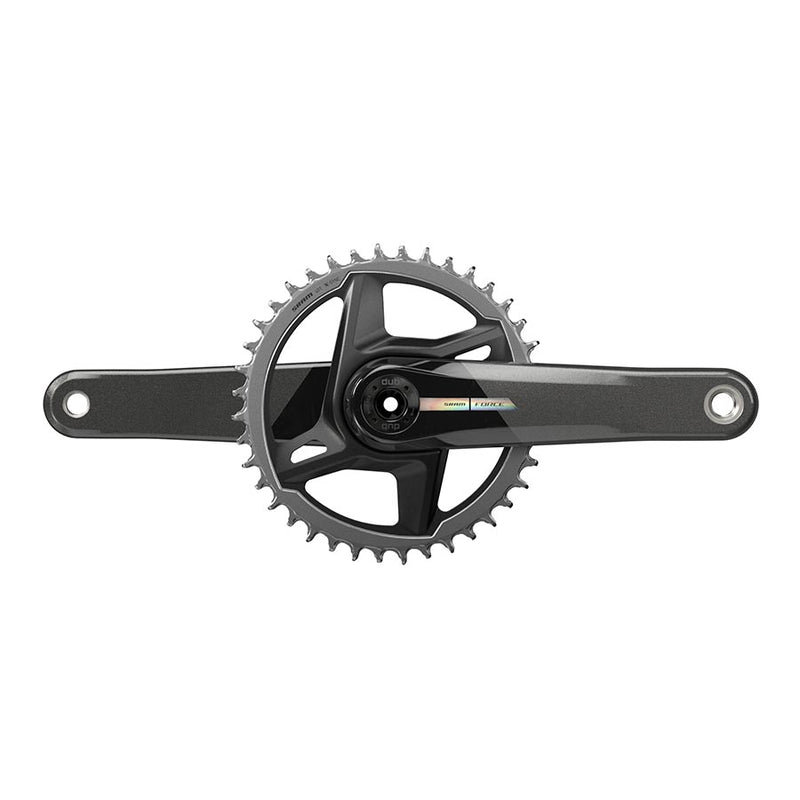 SRAM Force 1 Crankset - 165mm, 12-Speed, 40t, Direct Mount, DUB Spindle Interface, Unicorn Grey w/Laser Foil, D2