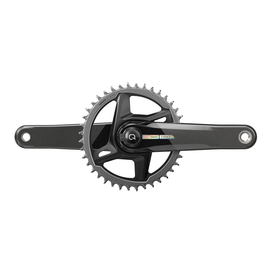 SRAM Force AXS Power Meter Crankset - 172.5mm, 1x12-Speed, 40t, Direct Mount, DUB Spindle Interface, Iridescent Gray, D2