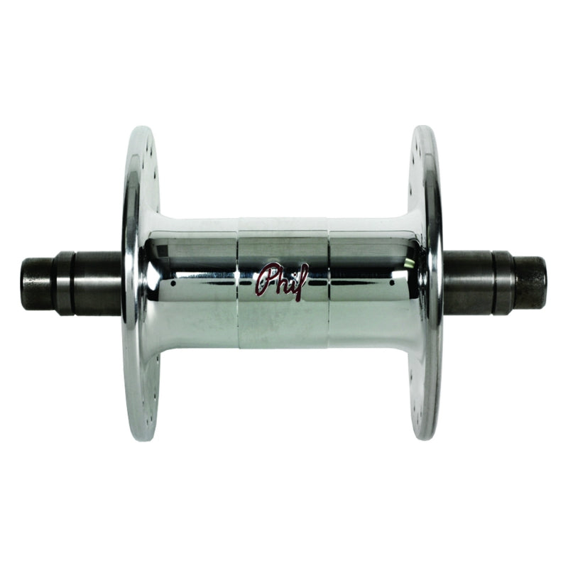 Phil Wood High-Flange Front Hub - 9 x 1 x 100mm, Rim Brake, Polished Silver, 32h