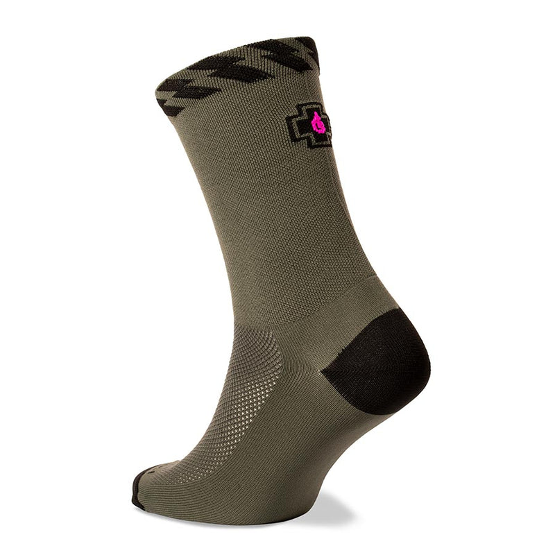 Muc-Off Tech Rider Socks - Green, US 5-6