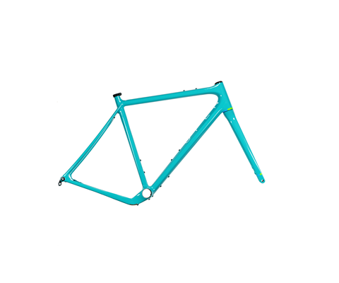 Open Cycle WI.DE 27.5"/ 29" / 700c Gravel Plus Flat Mount Frameset - Turquoise, Large