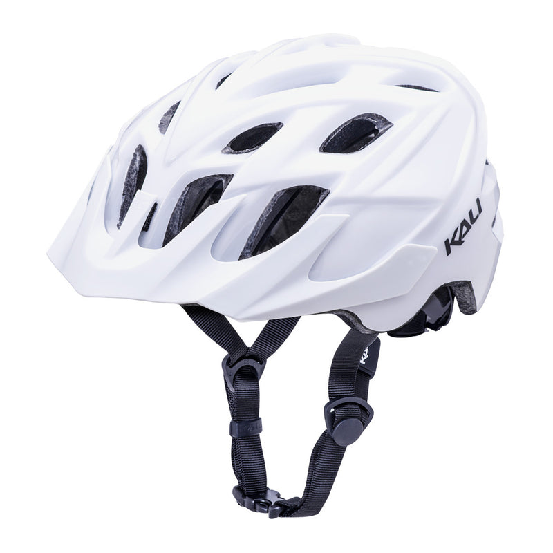 Kali Protectives Chakra Solo Helmet - Solid White, Small/Medium