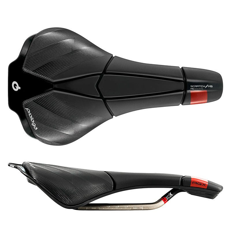 Prologo Scratch M5 AGX Saddle - Unisex, Tirox Rail, 140mm, Black