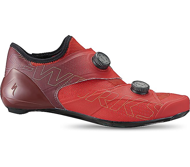 2023 Specialized SW ARES RD SHOE FLORED/MRN 45.5 Flo Red/Maroon SHOE
