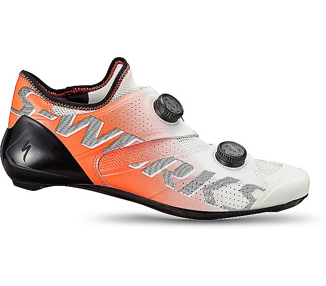2023 Specialized SW ARES RD SHOE DUNEWHT/FRYRED 43 Dune White/Fiery Red SHOE