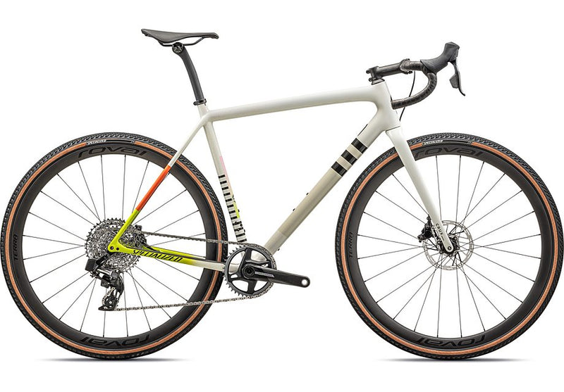 2024 Specialized CRUX PRO BIKE - 49cm, GLOSS DUNE WHITE BIRCH CACTUS BLOOM SPECKLE