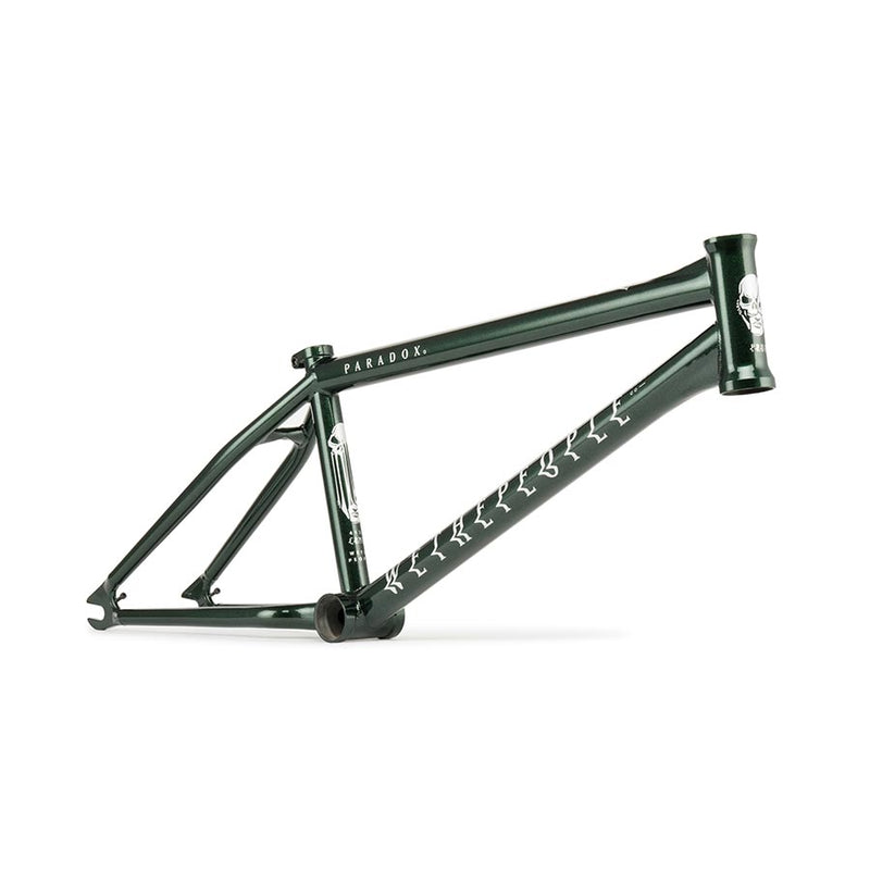 We The People Paradox BMX Frame - 20.75" TT, Abyss Green