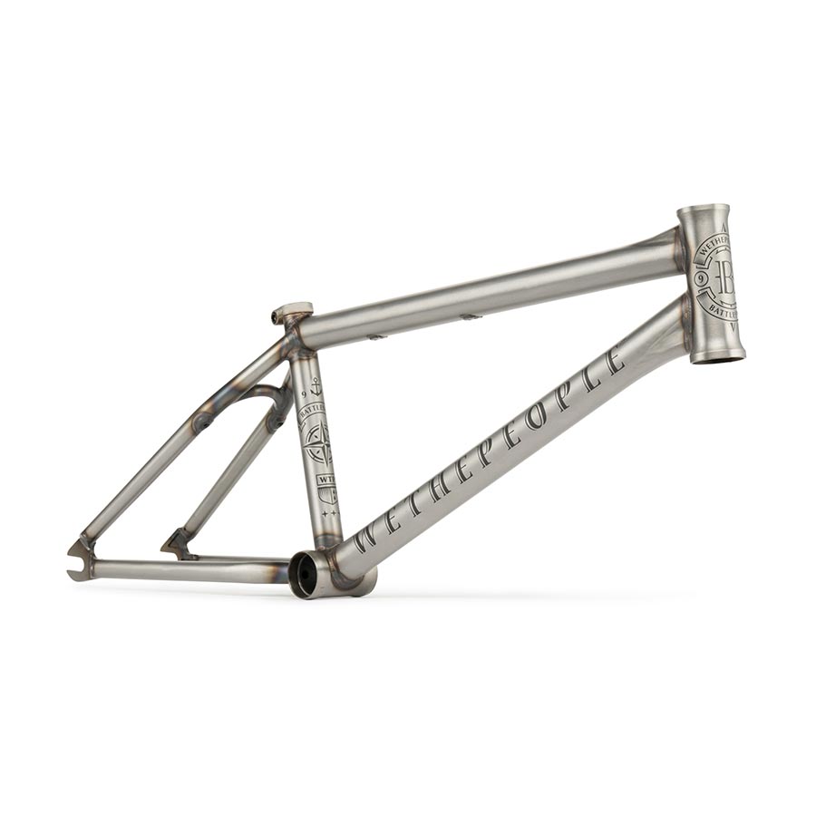 We The People Battleship BMX Frame - 21" TT, Matte Raw