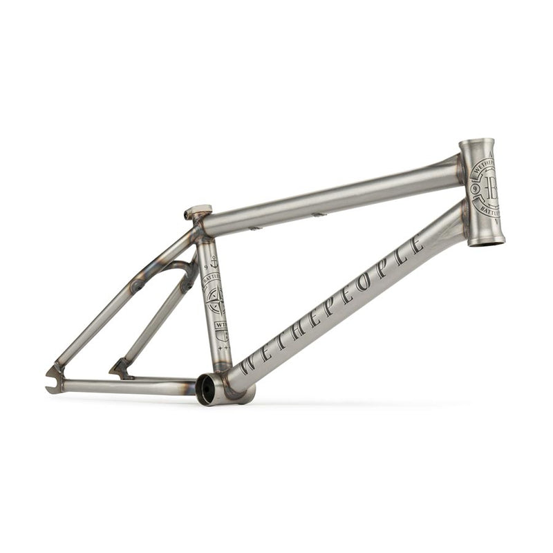 We The People Battleship BMX Frame - 20.75" TT, Matte Raw