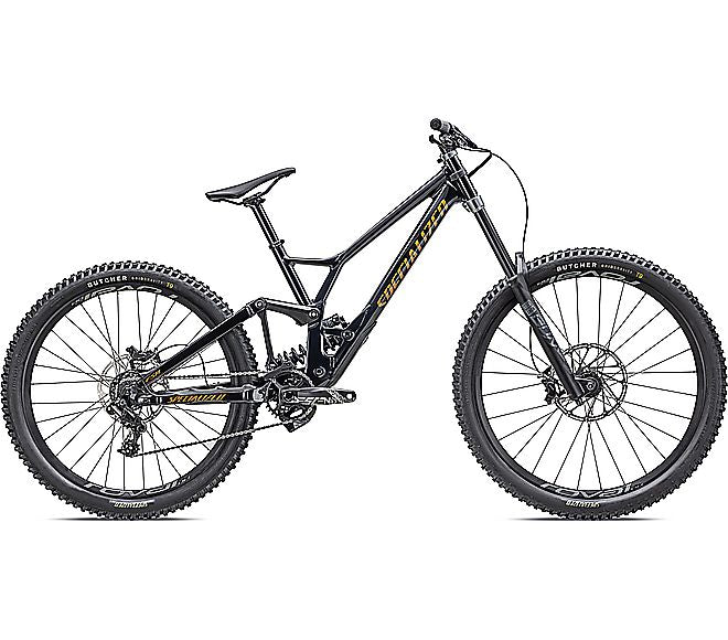 2023 Specialized DEMO EXPERT BIKE - S4, GLOSS METALLIC DARK NAVY / DARK NAVY / HARVEST GOLD METALLIC