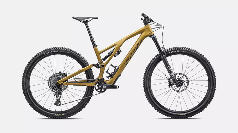 2023 Specialized Stumpjumper EVO Comp 29" Carbon Mountain Bike - S1, Satin Harvest Gold / Midnight Shadow