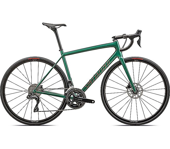 2024 Specialized AETHOS COMP BIKE - 49cm, GLOSS METALLIC PINE GREEN SMOKE