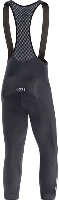 GORE C3 3/4 Bib Tights + - Black, Small, Men's-1