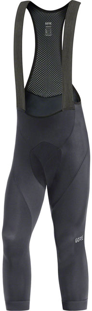 GORE C3 3/4 Bib Tights + - Black, Medium, Men's