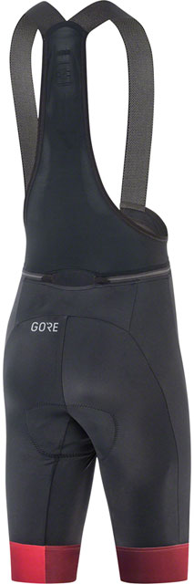 GORE Force Bib Shorts+ - Black/Hibiscus Pink, Large, Women's-1