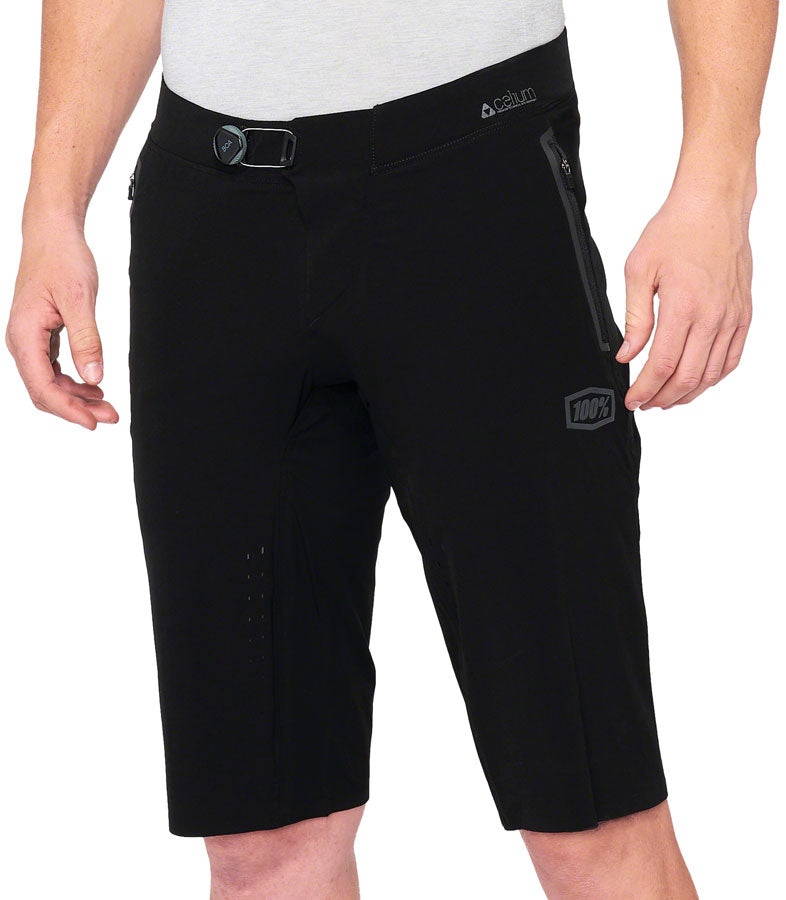 100% Celium Shorts - Black, Size 30