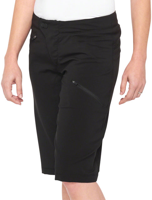 100% Ridecamp Shorts - Black, Women's, Small-0