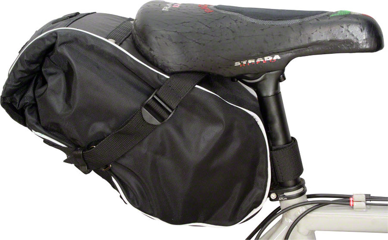 Banjo Brothers Waterproof Saddle Trunk: Black