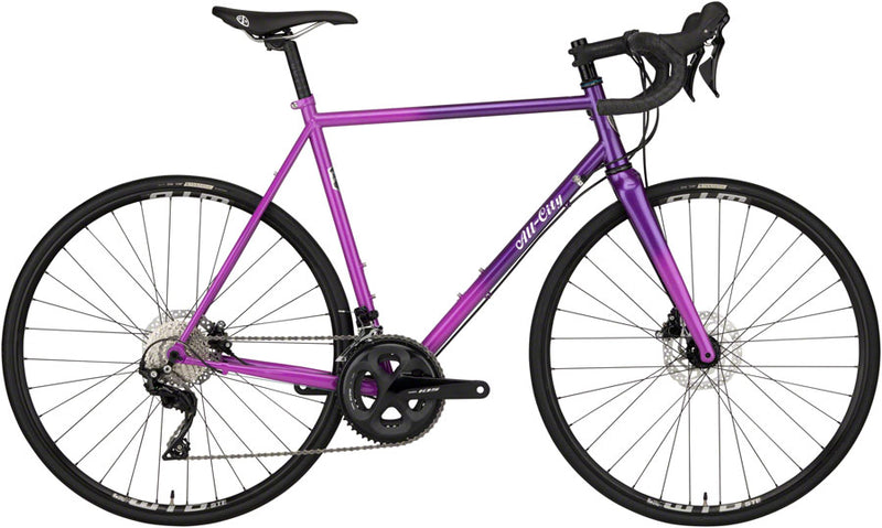 All-City Zig Zag Bike - 700c, Steel, Purple Fade, 58cm