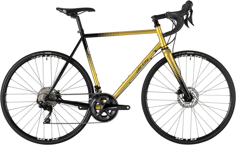 All-City Zig Zag Bike - 700c, Steel, 105, Golden Leopard, 49cm