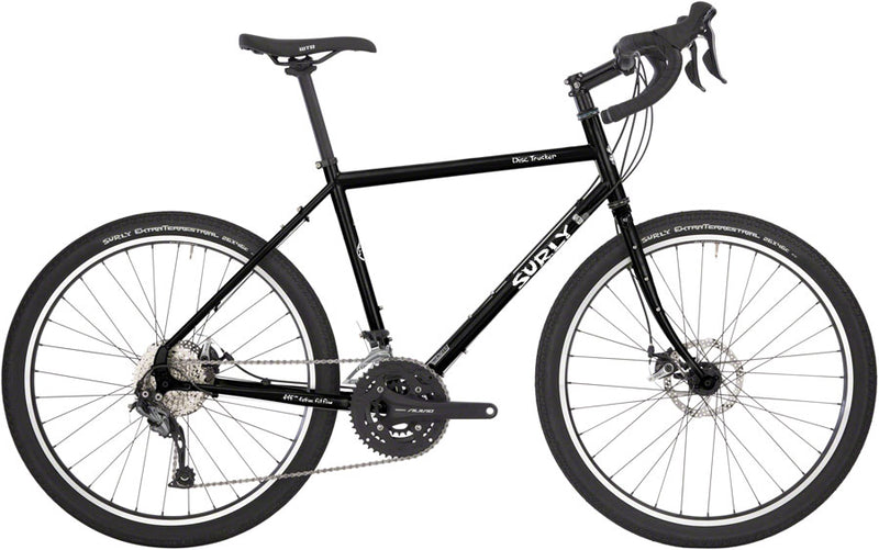 Surly Disc Trucker Bike - 700c, Steel, Hi-Viz Black, 62cm