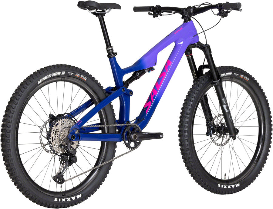 Salsa Rustler Carbon XT Bike - 27.5", Carbon, Purple Fade, Small