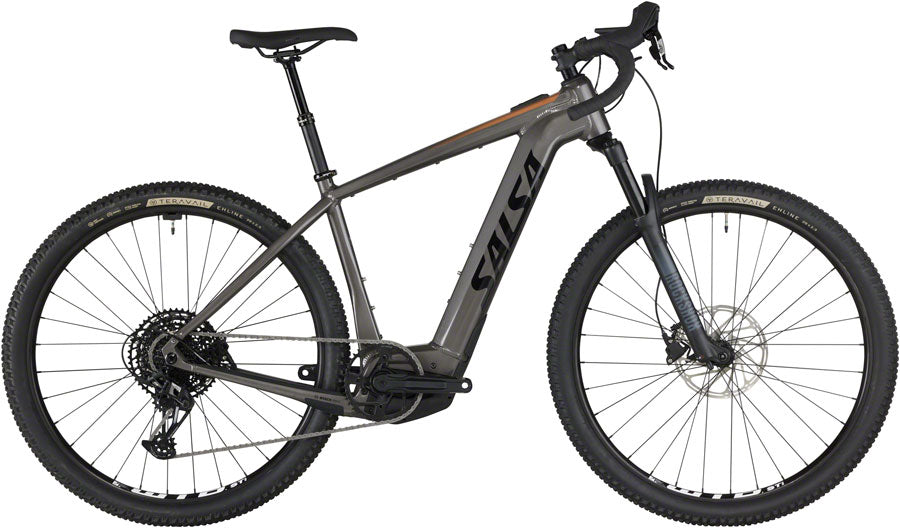 Salsa Tributary Apex Eagle SUS Ebike - 29" Aluminum Charcoal X-Small