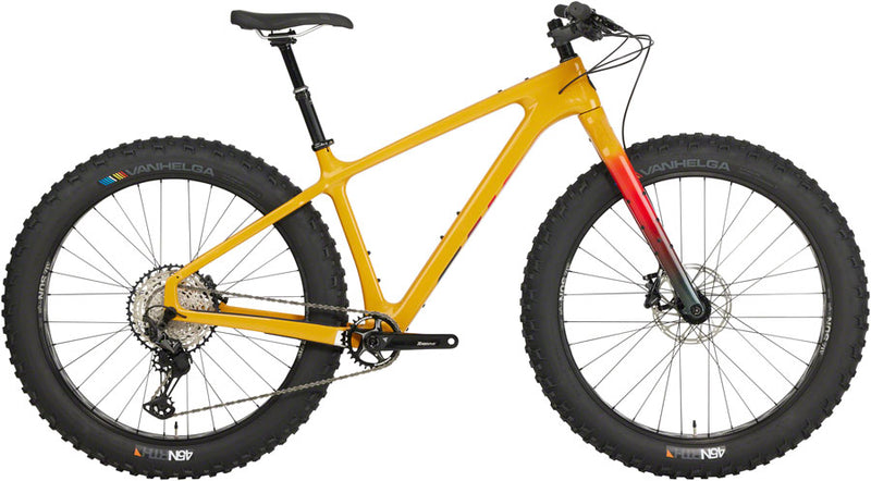 Salsa Beargrease Carbon XT Fat Bike - 27.5", Carbon, Yellow, X-Large