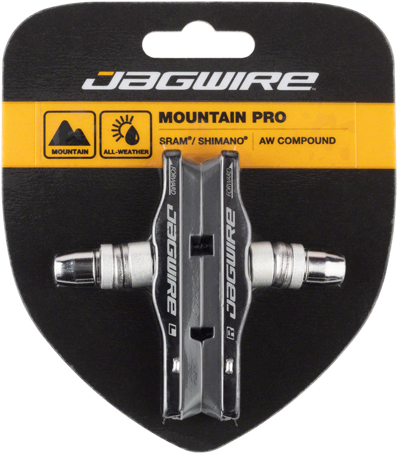 Jagwire Mountain Pro Brake Pads Threaded Post, Black