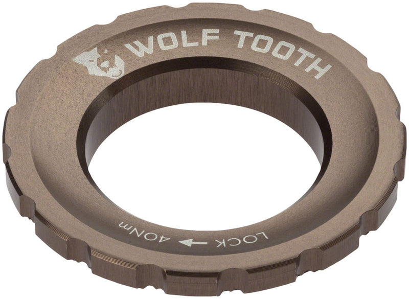 Wolf Tooth CenterLock Rotor Lockring - External Splined, Espresso