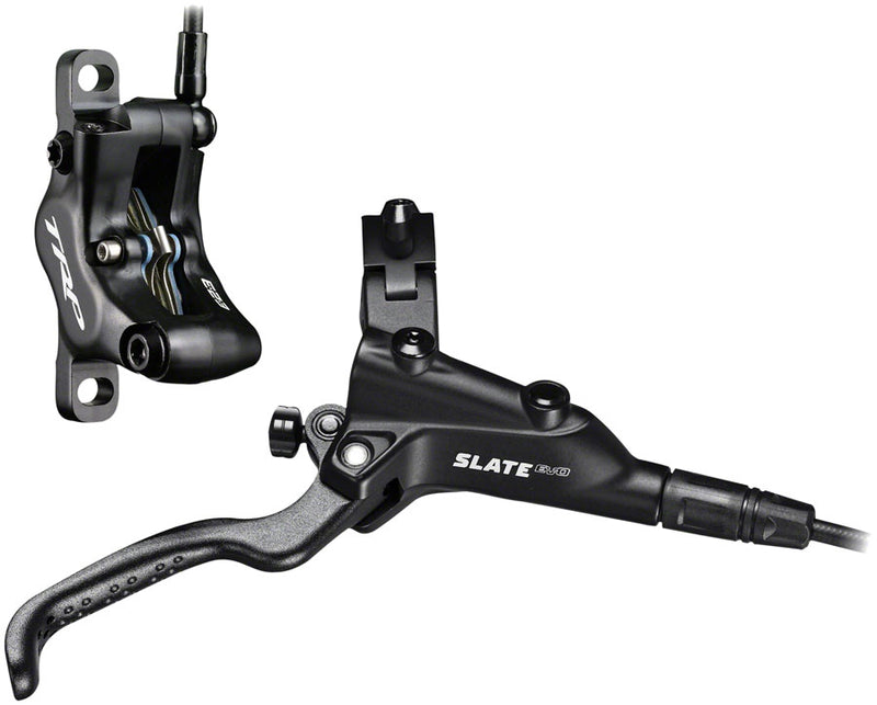 TRP Slate EVO Disc Brake and Lever - Front, Hydraulic, Post Mount , Black